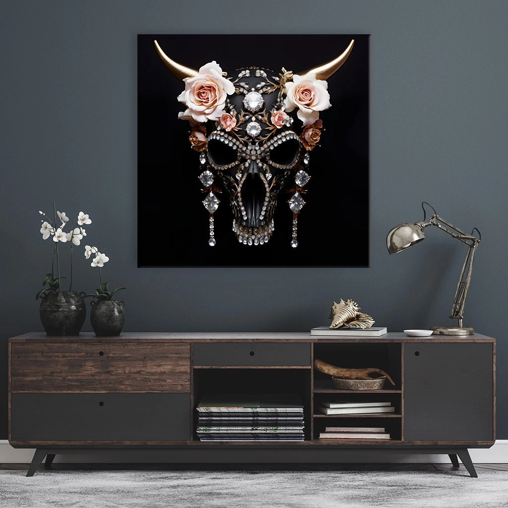 Bull Skull No2 by Rosa Piazza 