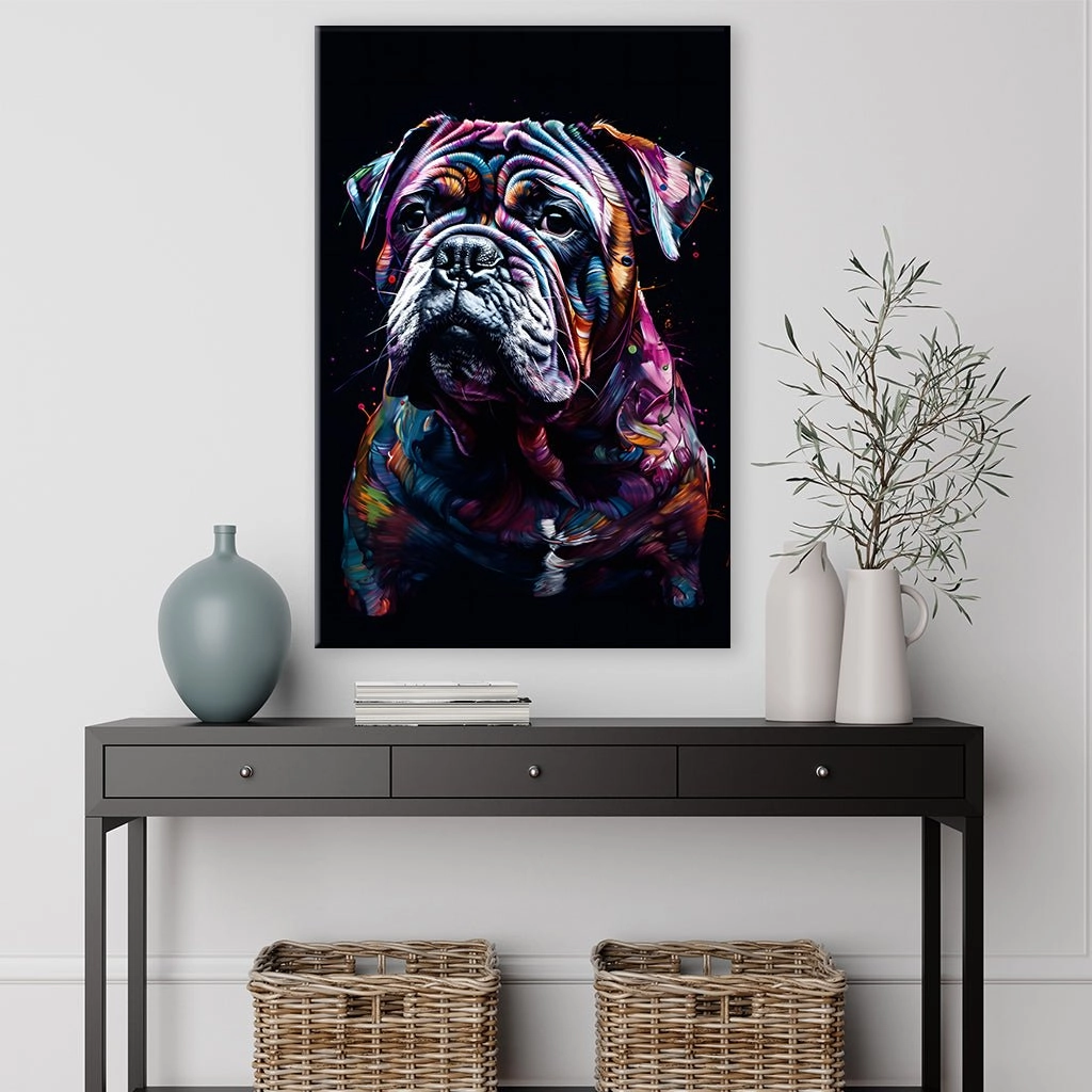 Bulldog Art by Juliano de Araujo
