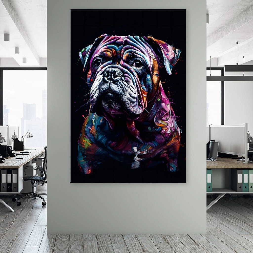 Bulldog Art by Juliano de Araujo