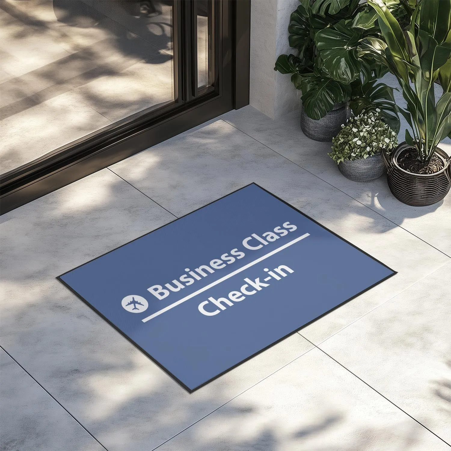 Business Class - Check In Designed Door Mats door entrance rug