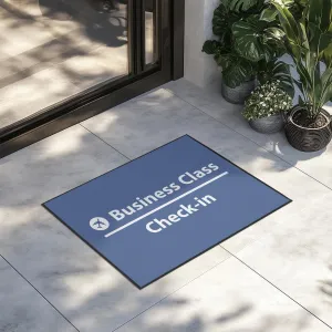 Business Class - Check In Designed Door Mats door entrance rug
