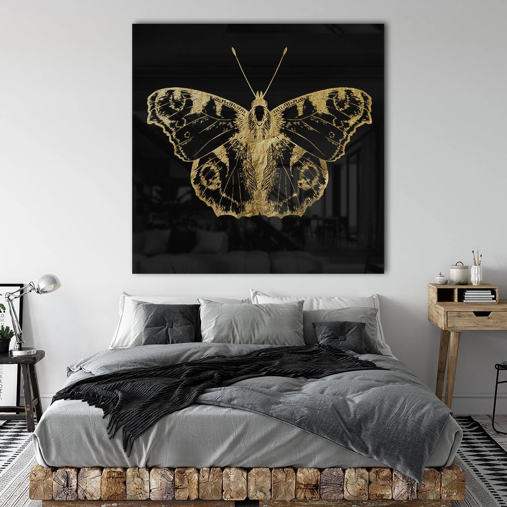 Butterfly Gold on acrylic 