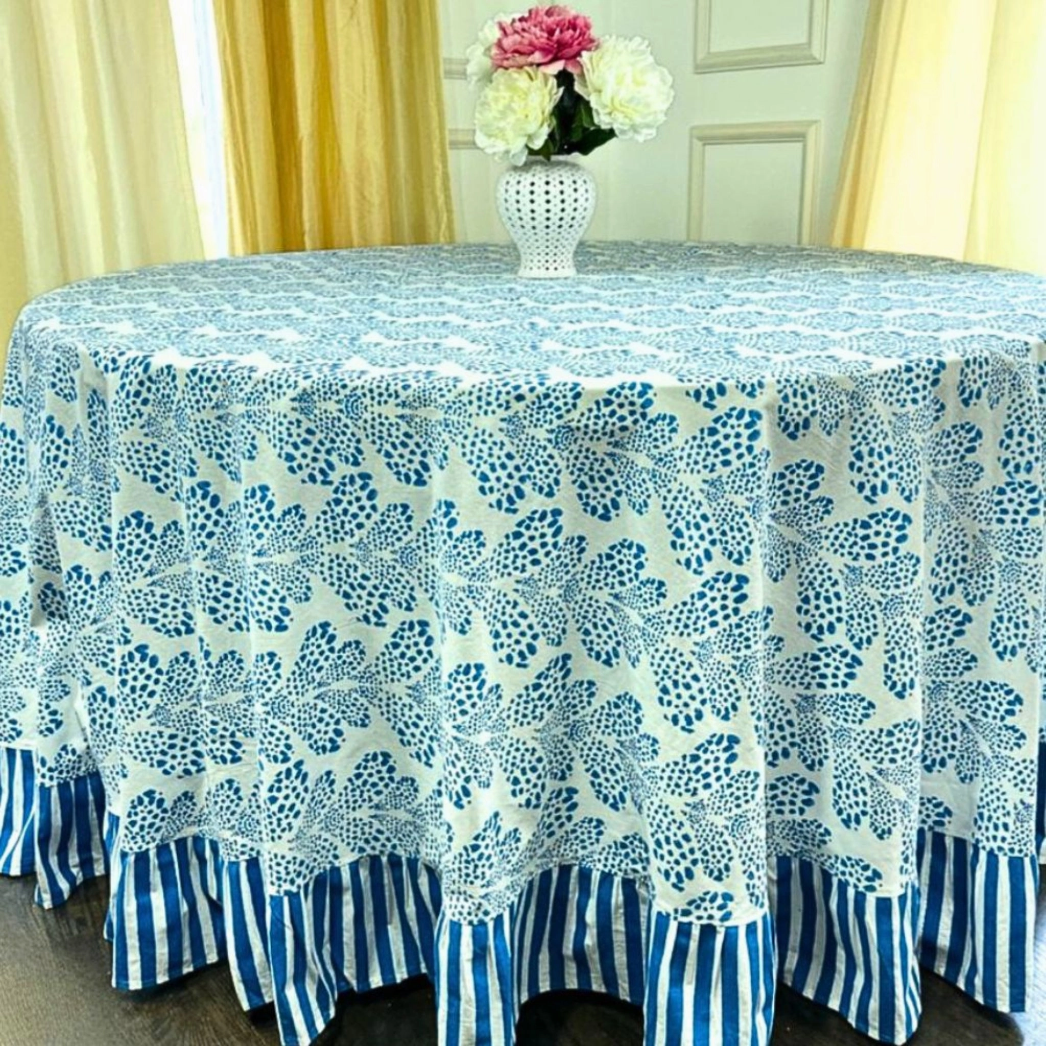 Cabana Blue Kelli Tablecloth