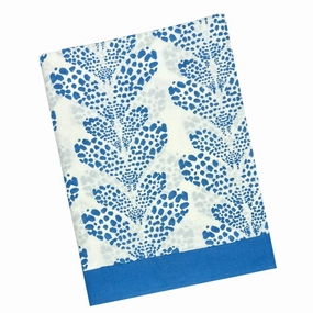 Cabana Blue Kelli Tablecloth mini desktop sculpture