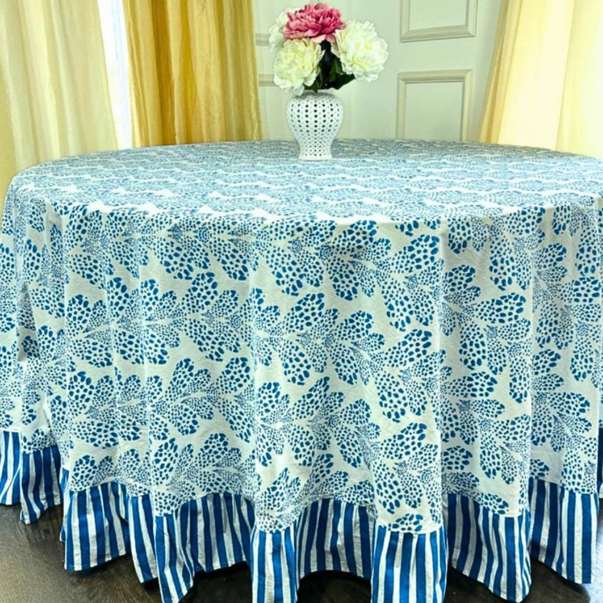 Cabana Blue Kelli Tablecloth