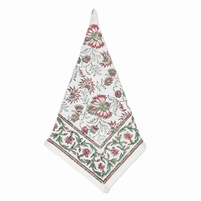 Cabana Napkin, Pink Trellis mini desktop sculpture