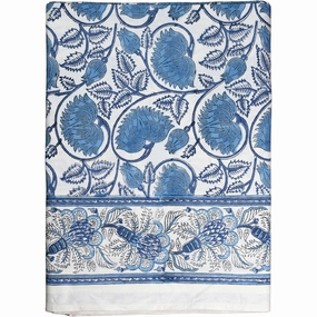 Cabana Tablecloth, Blue Meadow mini desktop sculpture