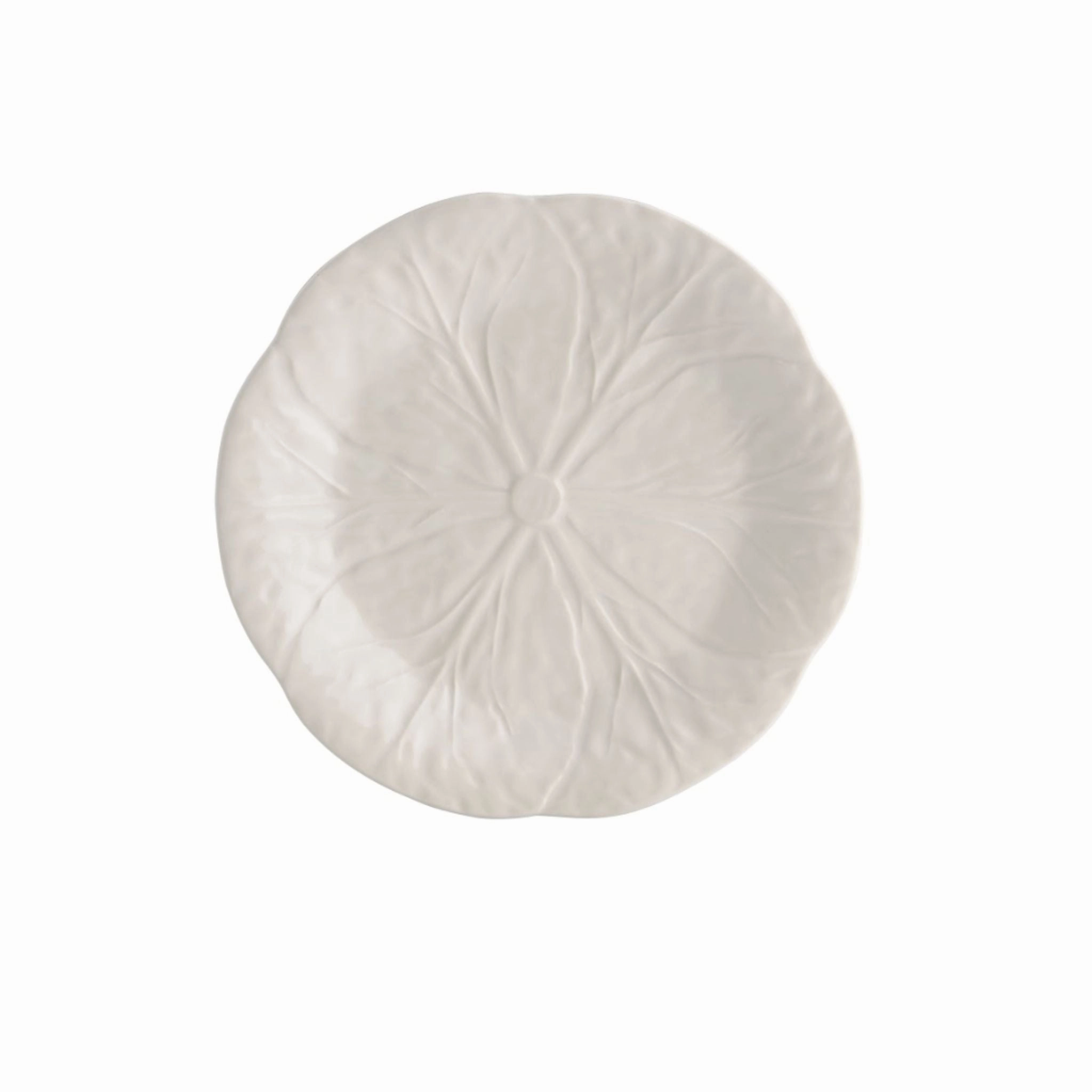 Cabbage Dessert Plate, Beige mini desktop sculpture