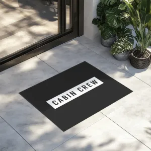 Cabin Crew Text Designed Door Mats door entrance rug