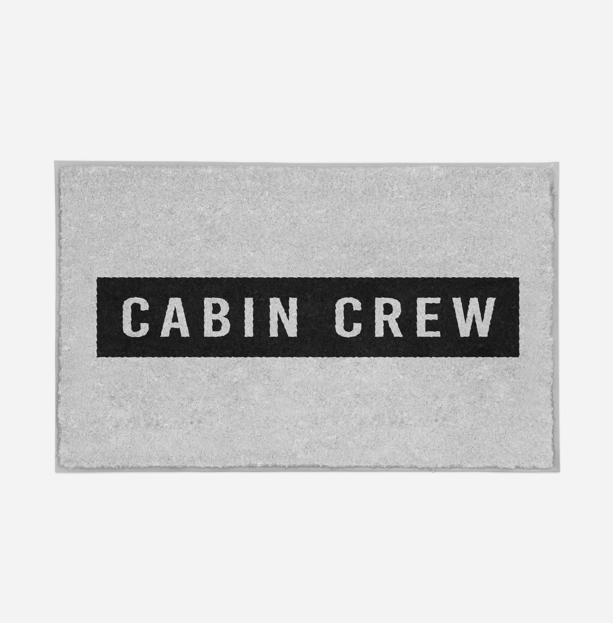Cabin Crew Text Designed Door Mats