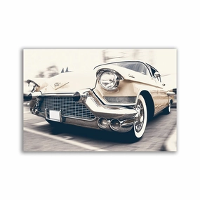 Cadillac framed mural artwork