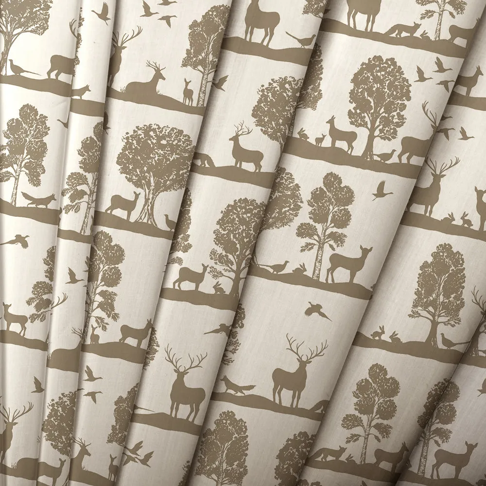 Cairngorms Printed Cotton Made to Measure Roman Blinds Birch