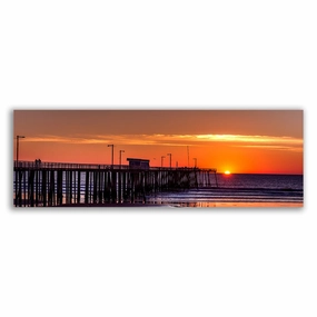 California Beach framed mural artwork
