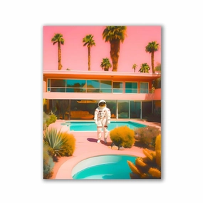 California Dream by Iconica framed mural artwork