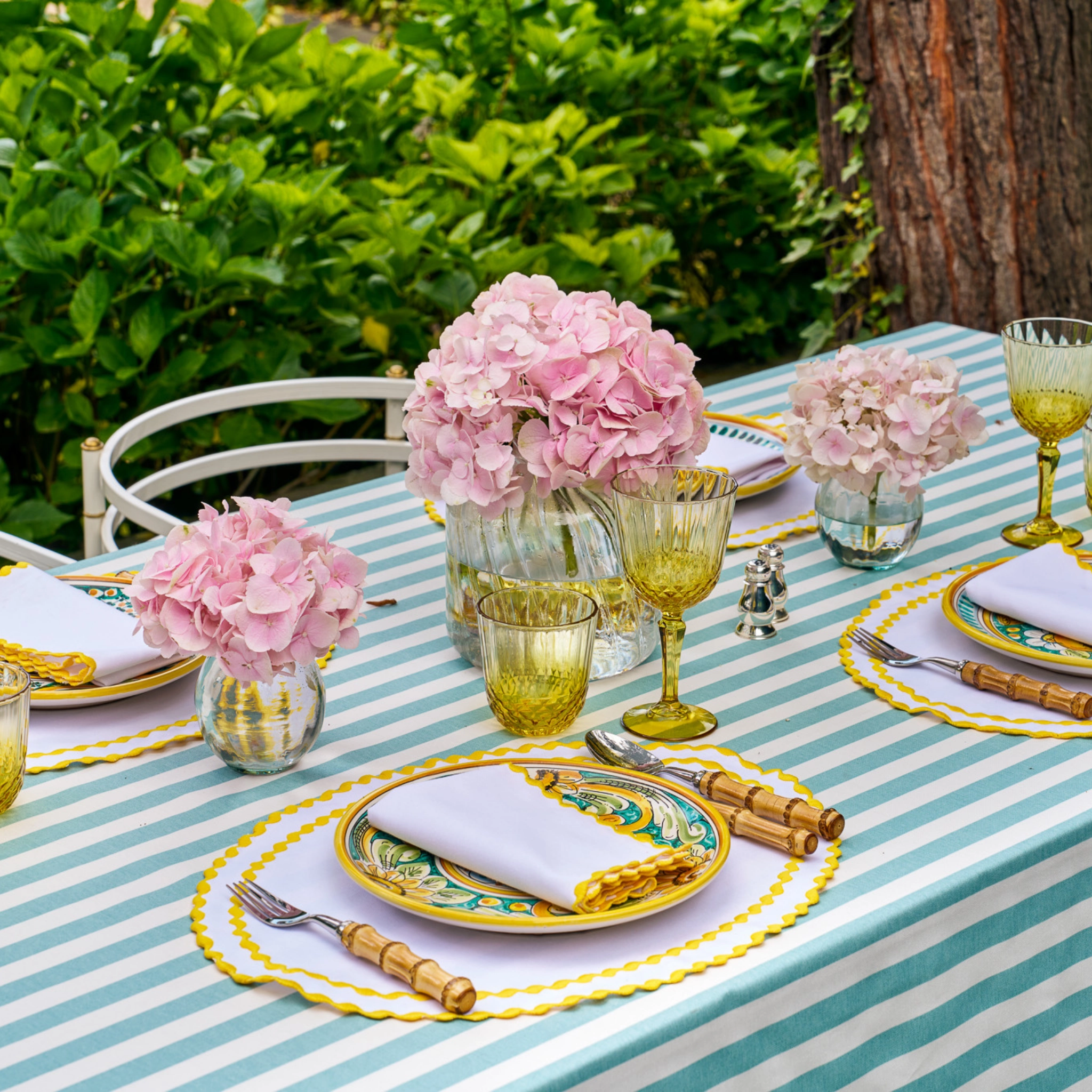 Callie Striped Tablecloth