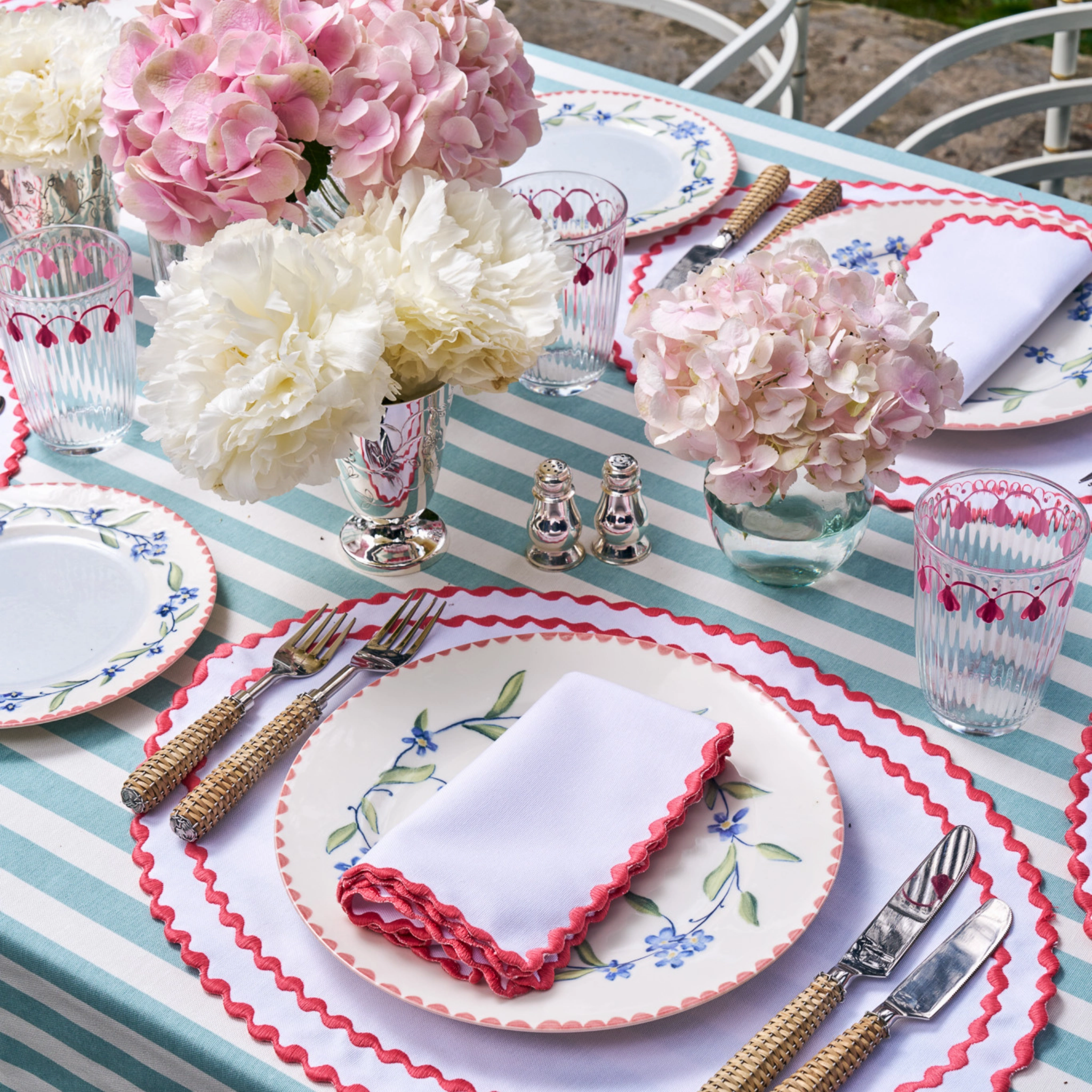 Callie Striped Tablecloth