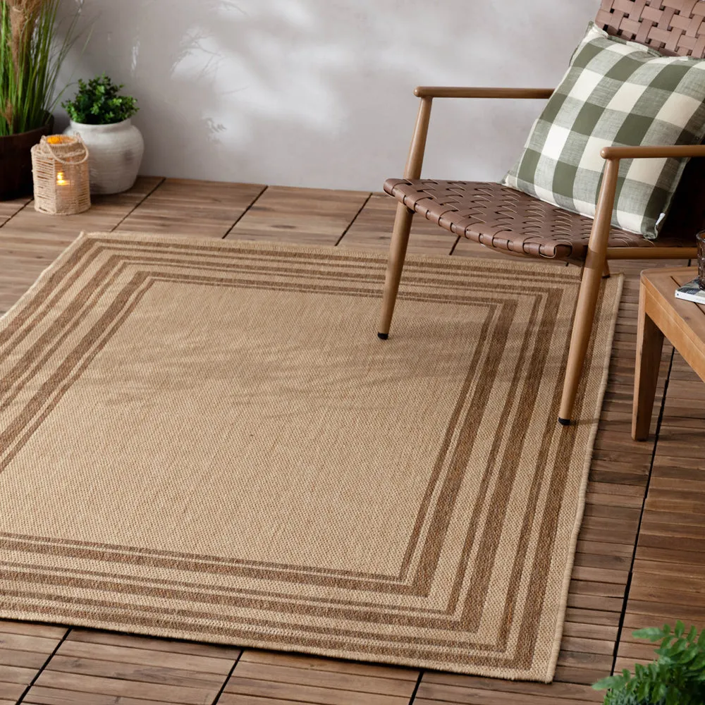 Camber Jute Effect Indoor/Outdoor Rug Natural modern fashion rug  