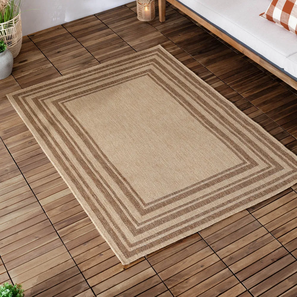 Camber Jute Effect Indoor/Outdoor Rug Natural