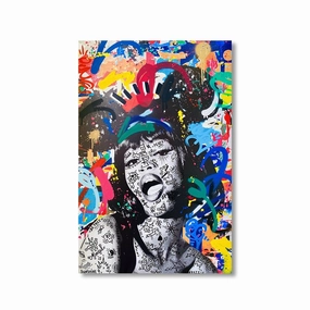 Campbell Spirit by RS Artist framed mural artwork