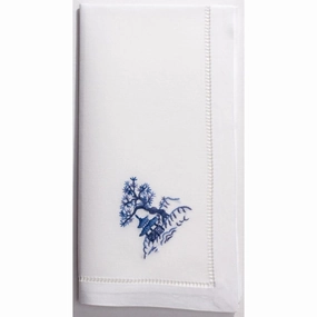 Canton Blue Pagoda Dinner Napkin mini desktop sculpture
