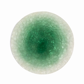 Capiz Ombre Placemat, Dark Green cute desktop display