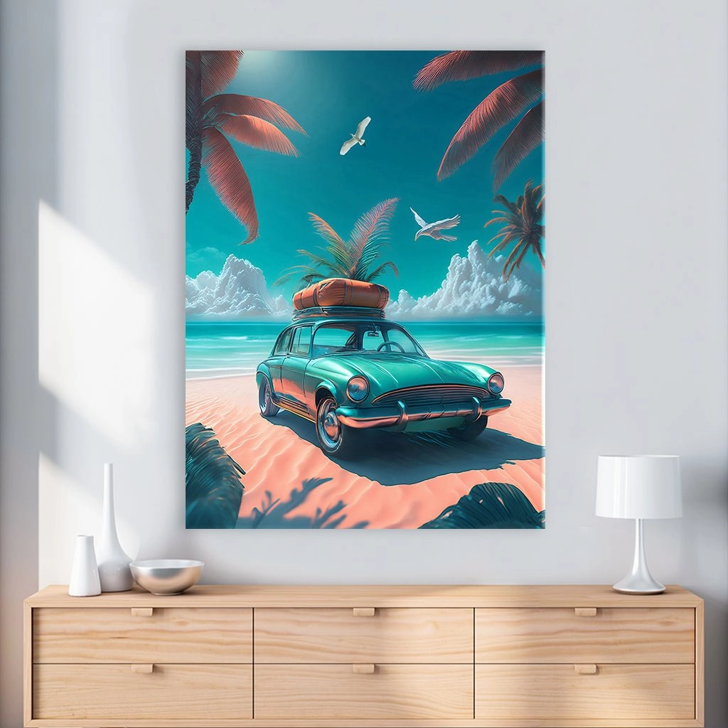 Car Series - Tropical Beach by Aldanis