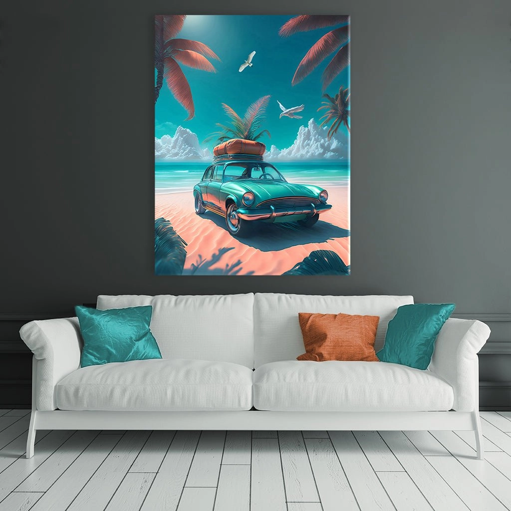 Car Series - Tropical Beach by Aldanis