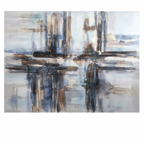 Carmel Blue Wall Painting artistic wall mural