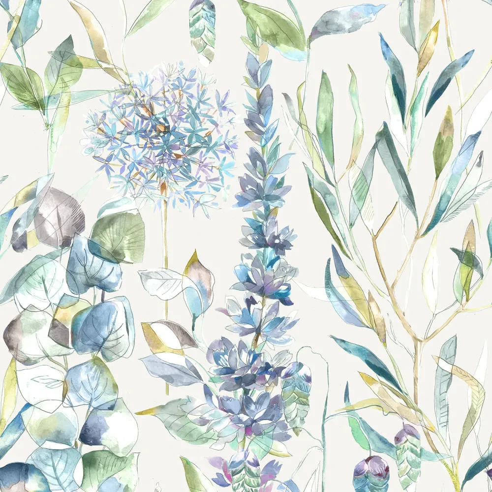 Carneum Floral Printed Cotton Made to Measure Roman Blinds Capri
