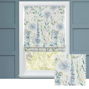 Carneum Floral Printed Cotton Made to Measure Roman Blinds Capri chic floor carpet  