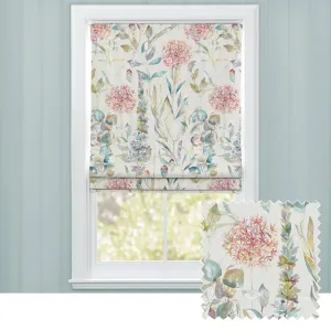 Carneum Floral Printed Cotton Made to Measure Roman Blinds Cinnamon chic floor carpet  