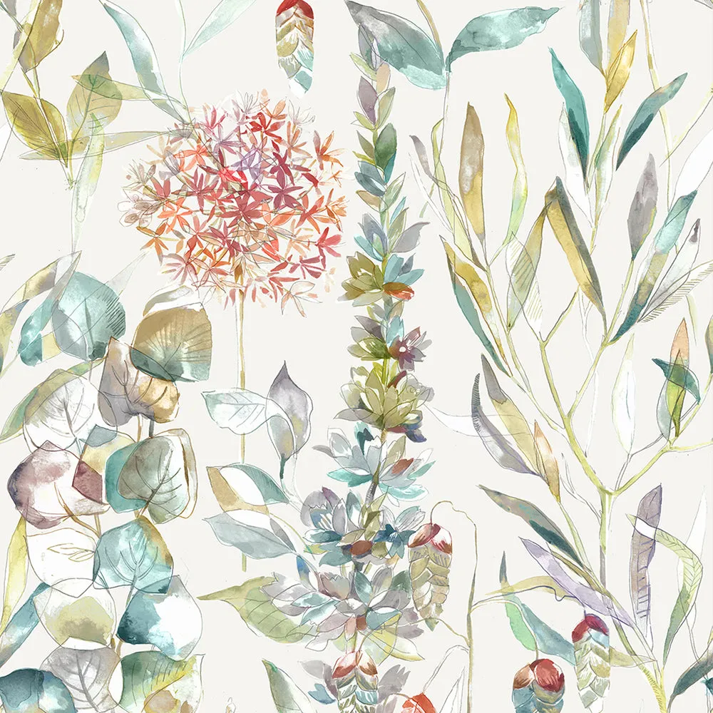 Carneum Printed Cotton Made to Measure Roman Blinds Cinnamon