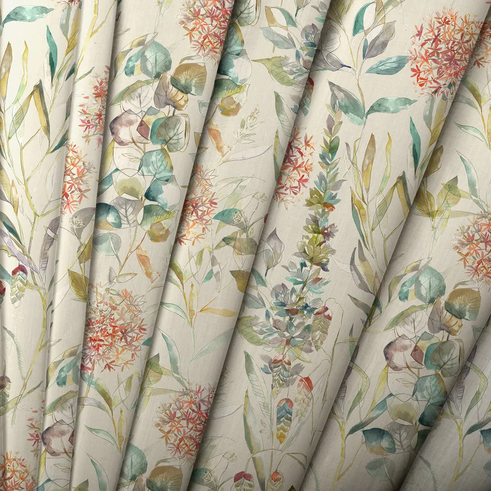 Carneum Printed Cotton Made to Measure Roman Blinds Cinnamon