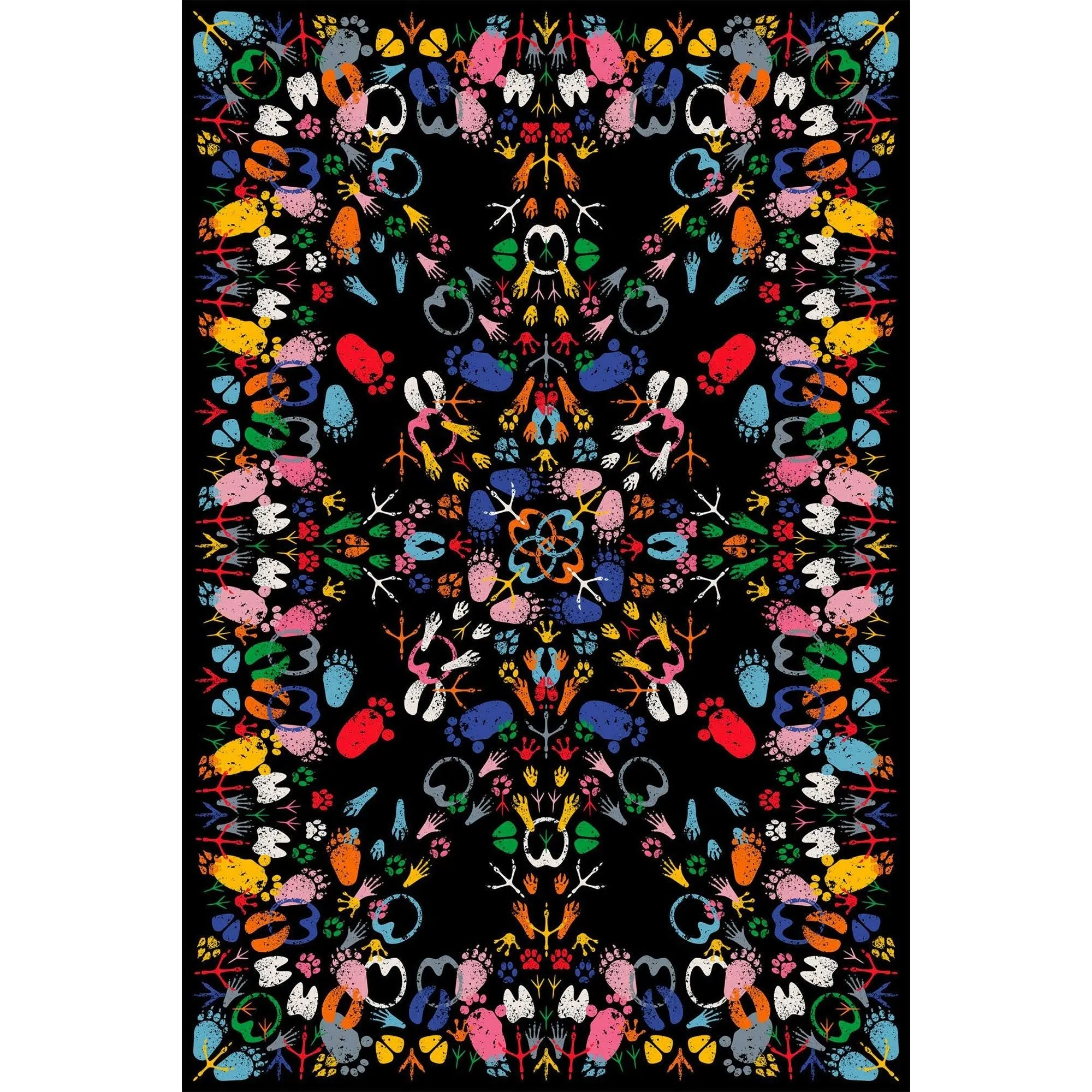 Carpet Let's Dance Animal Traces Dark Rectangular neutral everyday carpet