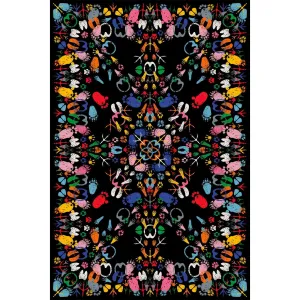 Carpet Let's Dance Animal Traces Dark Rectangular neutral everyday carpet