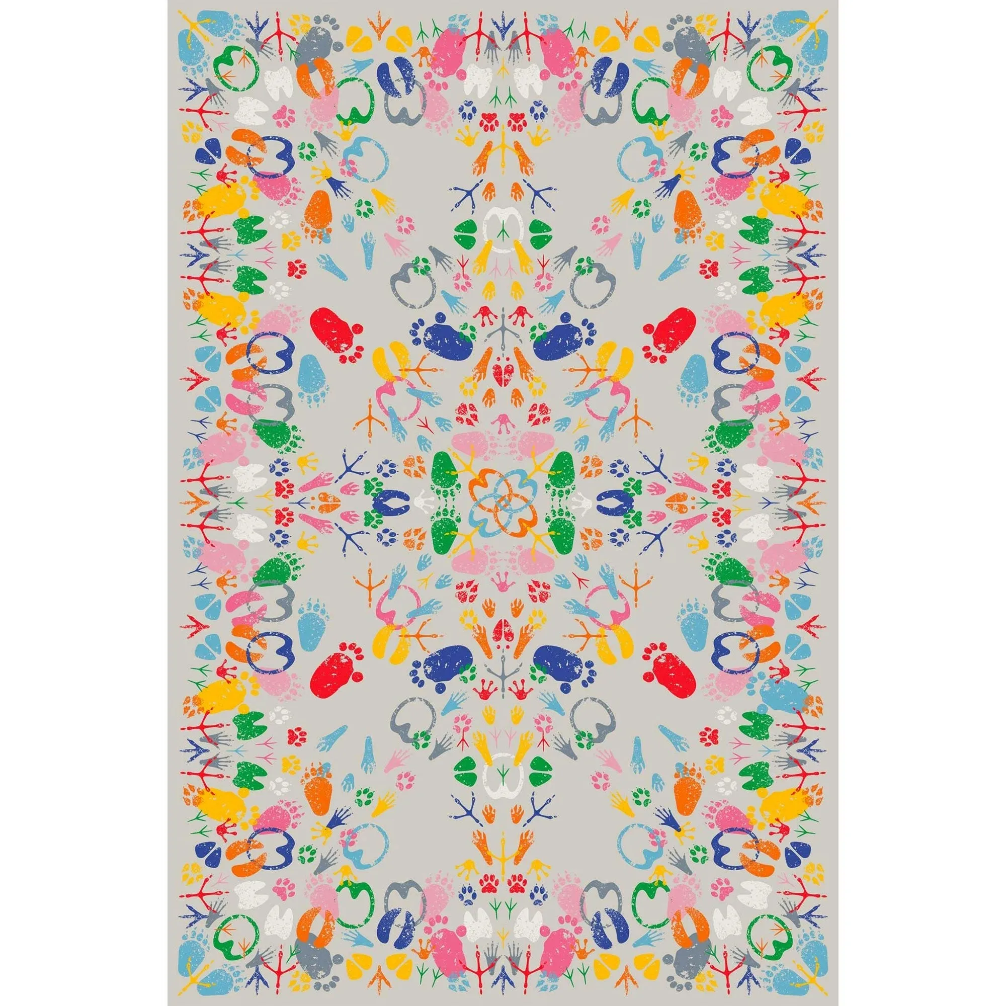 Carpet Let's Dance Animal Traces Light Rectangular neutral everyday carpet