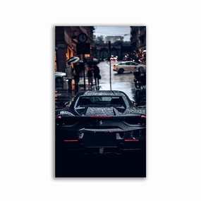 Cars - Ferrari framed mural artwork