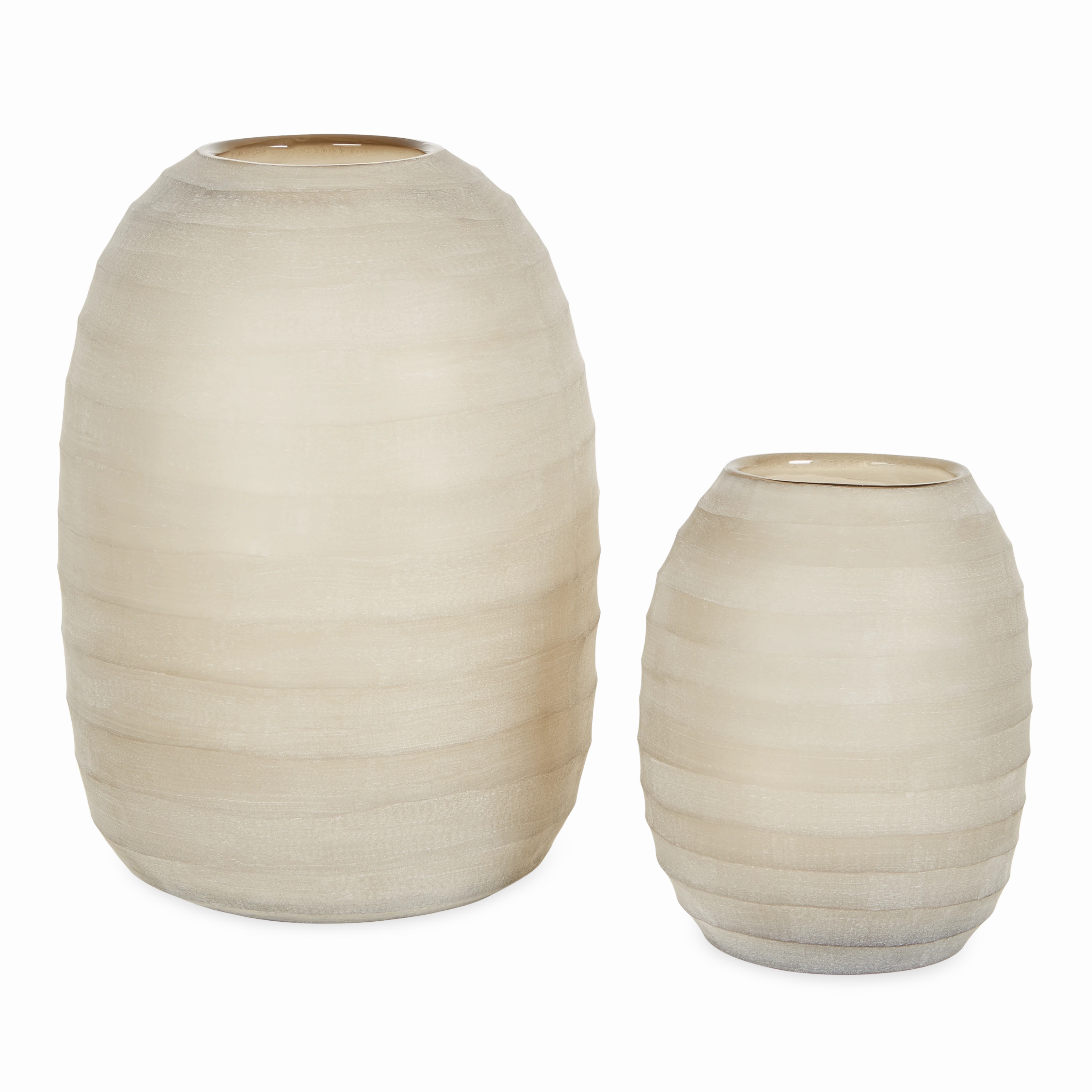 Carved Glass Vase creative interior decor