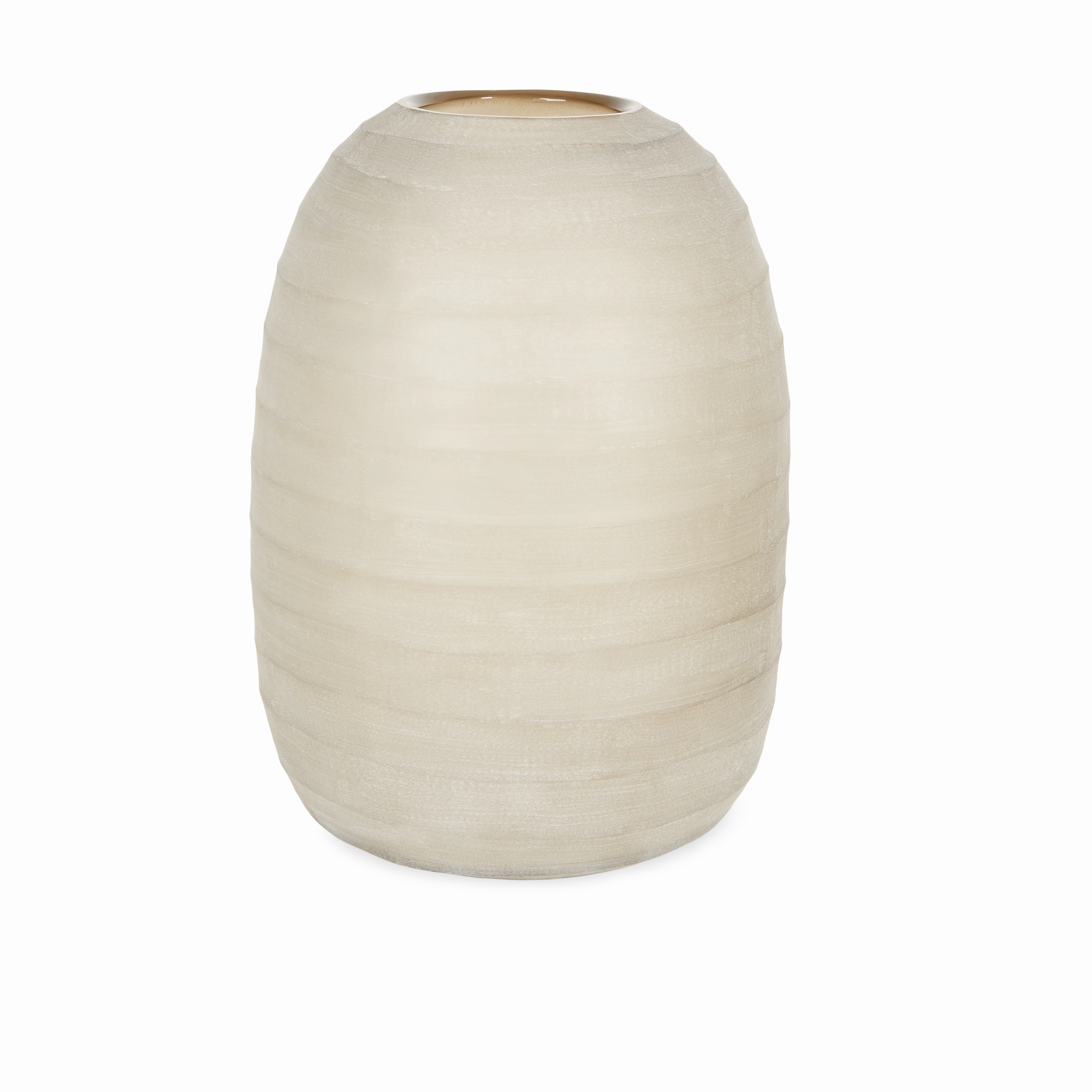 Carved Glass Vase