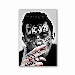 Cash by Zuppini framed mural artwork