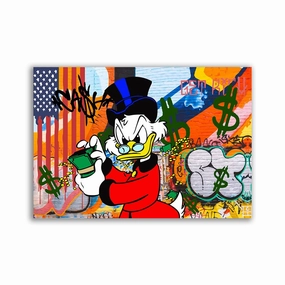 Cash Count framed mural artwork