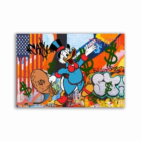 Cash Duck framed mural artwork