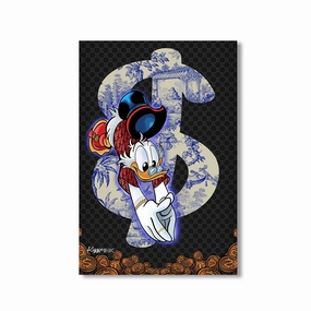 Cash Jump Dagobert by Kiss Pink framed mural artwork