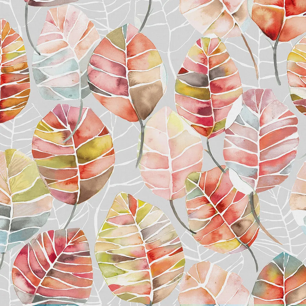 Cassava Printed Cotton Made to Measure Roman Blinds Cinnamon