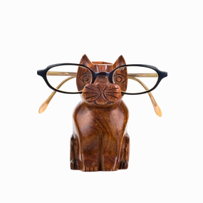 Cat Eyeglass Holder Stand minimalist art object  