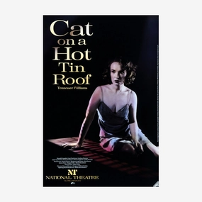 Cat on a Hot Tin Roof 1988 Print star pattern wallpaper