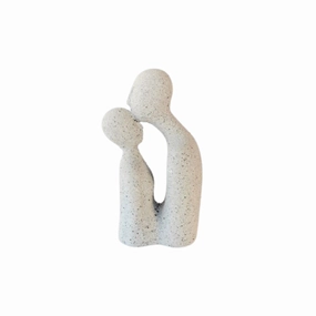 CEMENT FINISH PAIR 29X13X12CM decorative home ornament