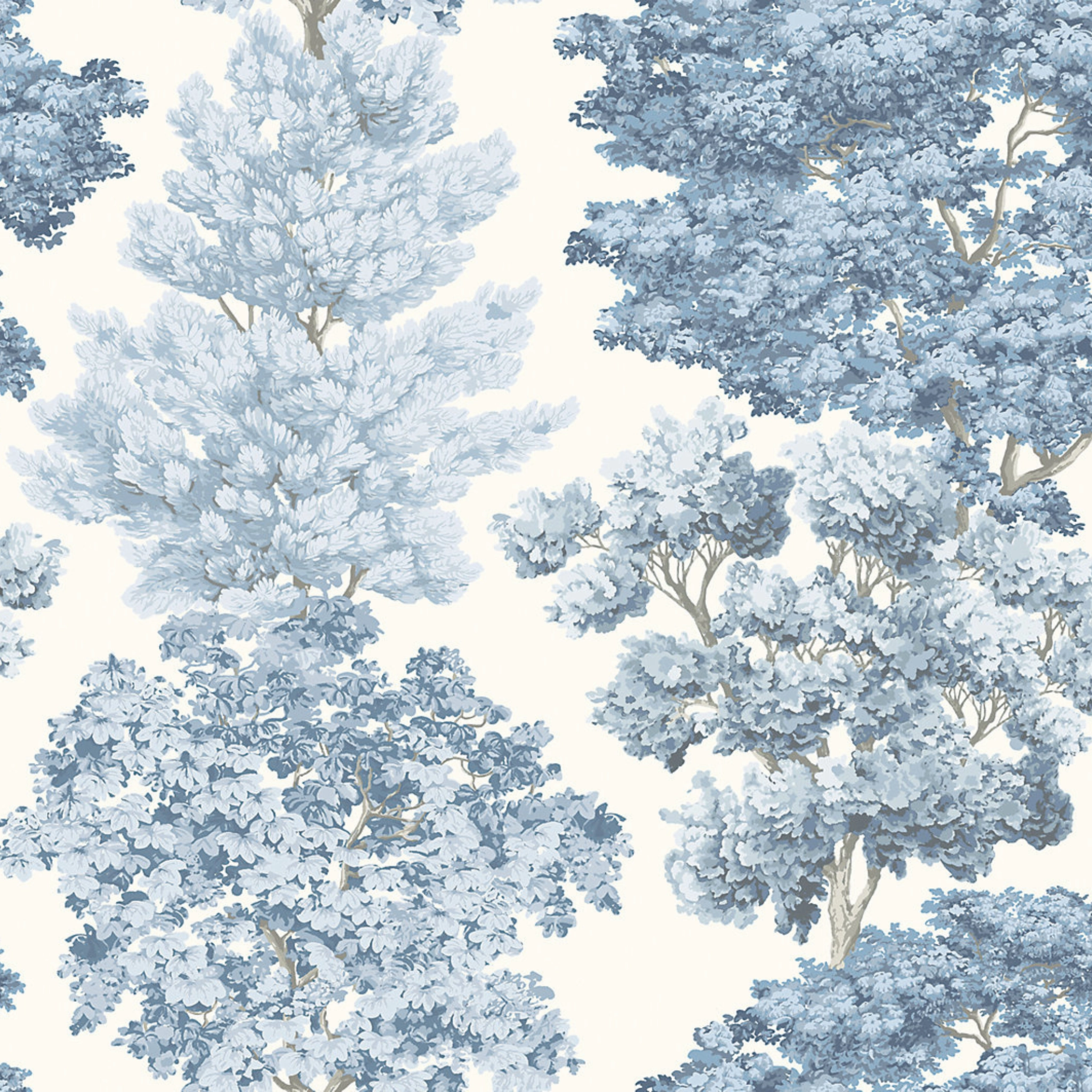 Central Park Wallcovering in Light Blue paper wall covering