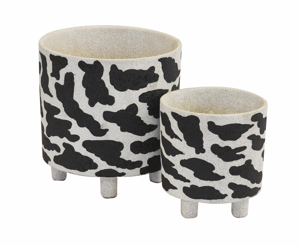 Ceramic animal print votive set of 2