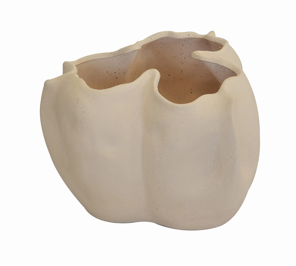 Ceramic sculpture vase medium